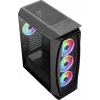 Aerocool Aero One Duo Caja de PC ATX 4 ventiladores ARGB 12 cm + rejilla frontal