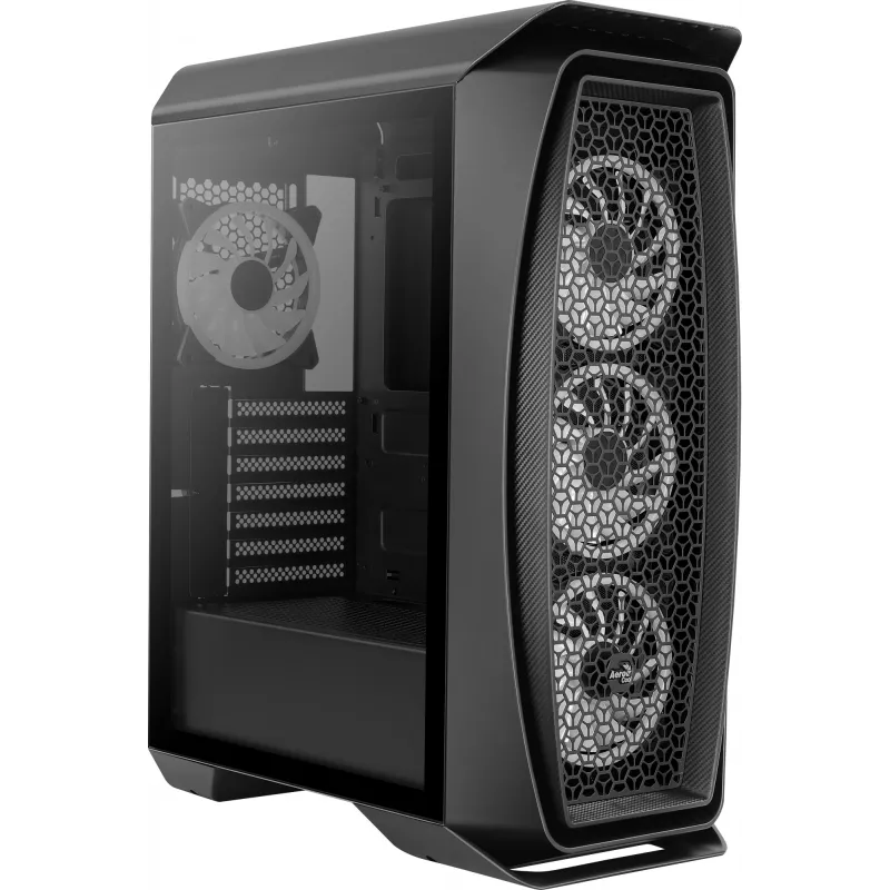 Aerocool Aero One Duo Caja de PC ATX 4 ventiladores ARGB 12 cm + rejilla frontal