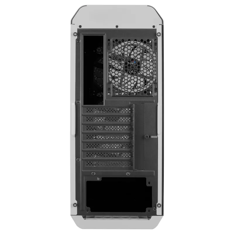 Aerocool AEROONEDUOWHV1 Caja gaming ATX 4 ventiladores ARGB Blanca