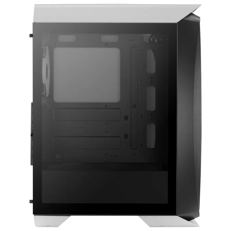 Aerocool AEROONEDUOWHV1 Caja gaming ATX 4 ventiladores ARGB Blanca