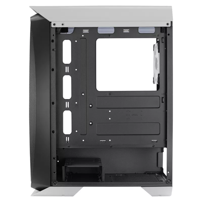 Aerocool AEROONEDUOWHV1 Caja gaming ATX 4 ventiladores ARGB Blanca