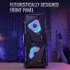 Aerocool Glider Cristal Templado Negro