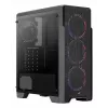 Aerocool Ore Cristal Templado Midi Tower Negro
