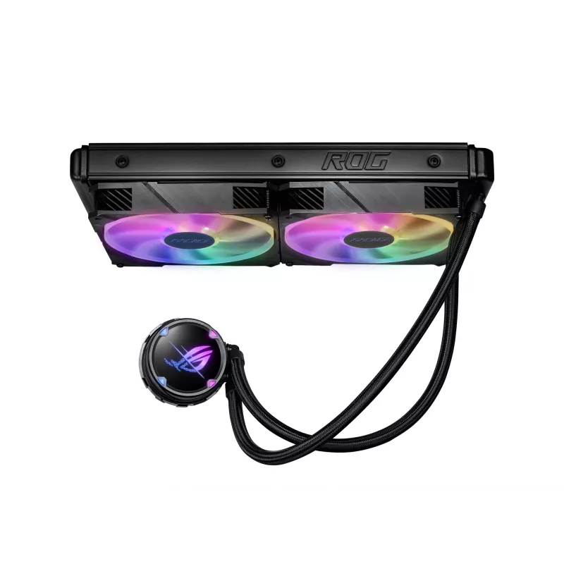 ASUS ROG STRIX LC II 280 ARGB Refrigeración líquida todo en uno para procesador 14 cm Negro 1 ud.