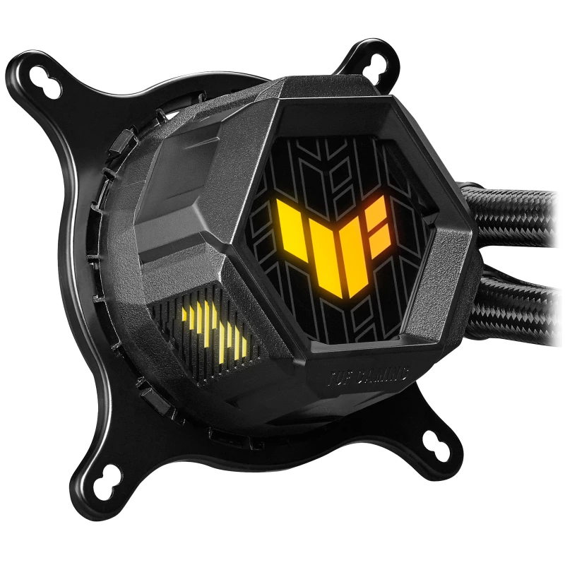 ASUS TUF-GAMING-LC-240-ARGB Refrigeración líquida todo en uno para procesador 12 cm Negro 1 ud.