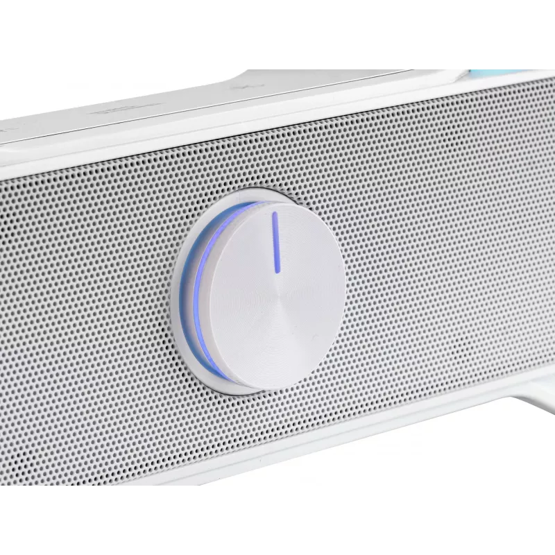 Mars Gaming MSBX, barra de sonido con altavoces blanca 10W, 10 W, 10 W, Blanca, Con cable e inalámbrica, 435 mm, 85 mm