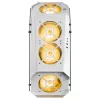 Mars Gaming MC51W Caja gaming ATX para PC blanca con doble cristal templado, 5 ventiladores RGB de 12 cm