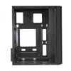 Mars Gaming MC300 caja de PC micro ATX con cristal templado 3 ventiladores FRGB negra