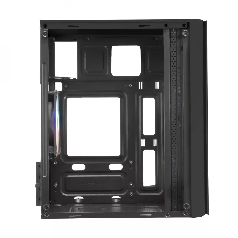Mars Gaming MC300 caja de PC micro ATX con cristal templado 3 ventiladores FRGB negra