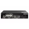 QNAP QSW-M2106PR-2S2T switch de red gestionado L2 10G Ethernet (100/1000/10000) Power over Ethernet (PoE) 1U negro