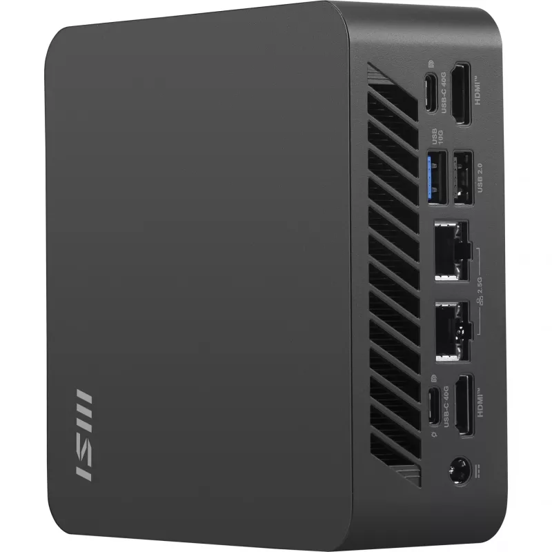 Mini PC Barebone MSI Cubi Z AI con AMD Ryzen 7 8845HS – sistema modular compacto para memoria y almacenamiento personalizados