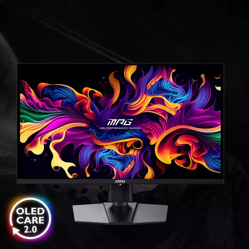 MSI MPG 271QRXDE QD-OLED Monitor de ordenador 67,3 cm (26,5 inch) 2560 x 1440 píxeles Wide Quad HD Negro