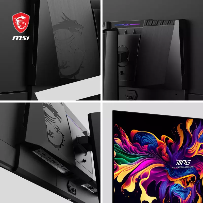 MSI MPG 271QRXDE QD-OLED Monitor de ordenador 67,3 cm (26,5 inch) 2560 x 1440 píxeles Wide Quad HD Negro