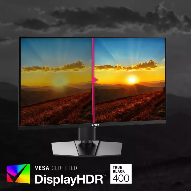 MSI MPG 271QRXDE QD-OLED Monitor de ordenador 67,3 cm (26,5 inch) 2560 x 1440 píxeles Wide Quad HD Negro