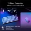 ASUS ROG Azoth Teclado Gaming USB + RF Wireless + Bluetooth Blanco