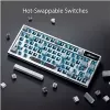 ASUS ROG Azoth Teclado Gaming USB + RF Wireless + Bluetooth Blanco