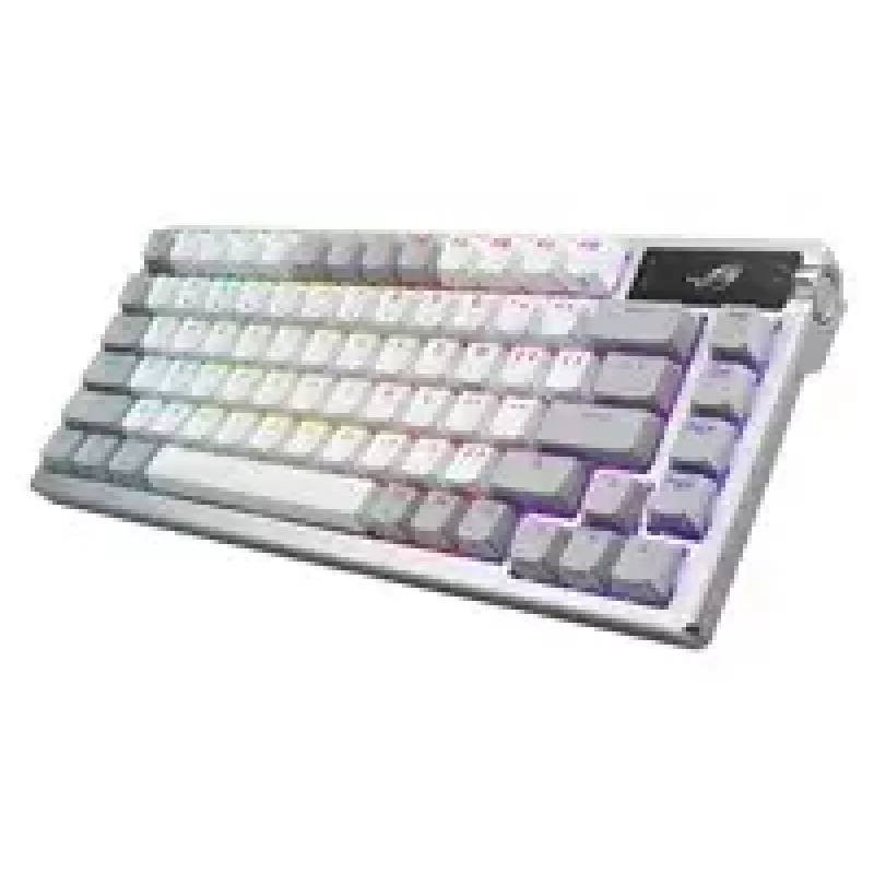 ASUS ROG Azoth Teclado Gaming USB + RF Wireless + Bluetooth Blanco
