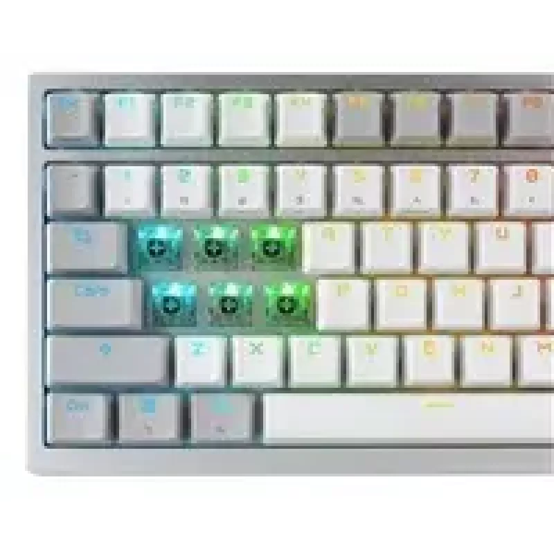 ASUS ROG Azoth Teclado Gaming USB + RF Wireless + Bluetooth Blanco