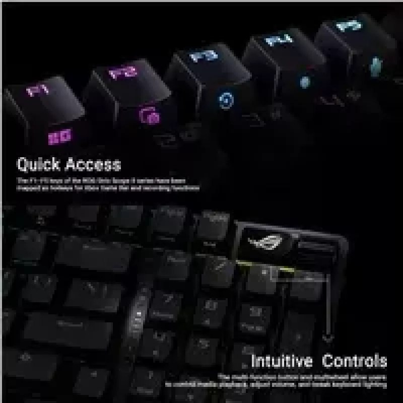 ASUS X901 SCOPE II 96 WL/WHT/NXSW/US/PBT Teclado Gaming USB + RF Wireless + Bluetooth Blanco