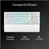 ASUS X901 SCOPE II 96 WL/WHT/NXSW/US/PBT Teclado Gaming USB + RF Wireless + Bluetooth Blanco