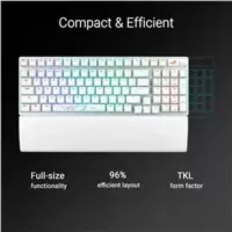 ASUS X901 SCOPE II 96 WL/WHT/NXSW/US/PBT Teclado Gaming USB + RF Wireless + Bluetooth Blanco