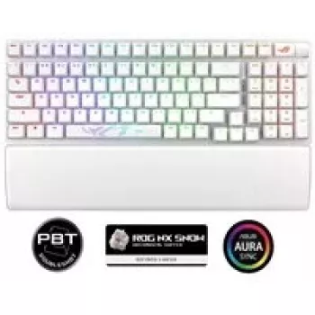 ASUS X901 SCOPE II 96 WL/WHT/NXSW/US/PBT Teclado Gaming USB + RF Wireless + Bluetooth Blanco