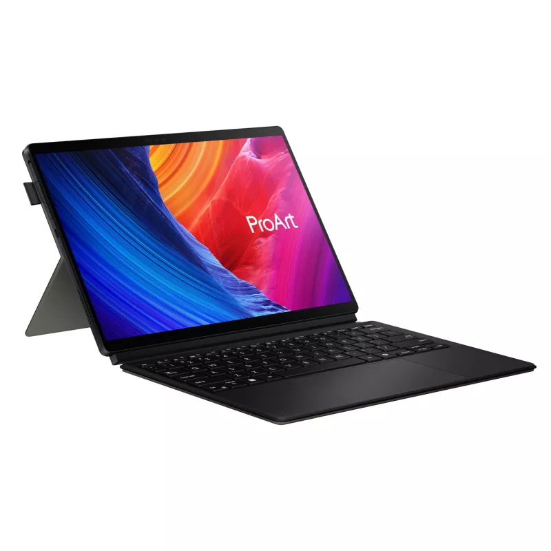 ASUS ProArt PZ13 HT5306QA-LX004W Copilot+ PC Snapdragon X1P-42-100 Híbrido (2 en 1) 33,8 cm (13,3 inch) Táctil 3K 16 GB LPDDR5x-SDRAM 1 TB SSD Wi-Fi 7 (802.11be) Windows 11 Home Alemán Negro