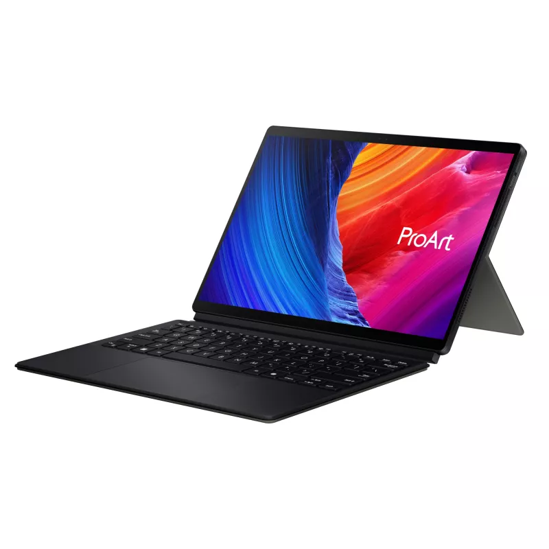 ASUS ProArt PZ13 HT5306QA-LX004W Copilot+ PC Snapdragon X1P-42-100 Híbrido (2 en 1) 33,8 cm (13,3 inch) Táctil 3K 16 GB LPDDR5x-SDRAM 1 TB SSD Wi-Fi 7 (802.11be) Windows 11 Home Alemán Negro