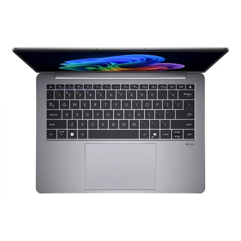ASUS ExpertBook P5 P5405CSA-NZ0195X Intel Core Ultra 7 258V Portátil 35,6 cm (14 inch) WQXGA 32 GB LPDDR5x-SDRAM 1 TB SSD Wi-Fi 6E (802.11ax) Windows 11 Pro US International Gris