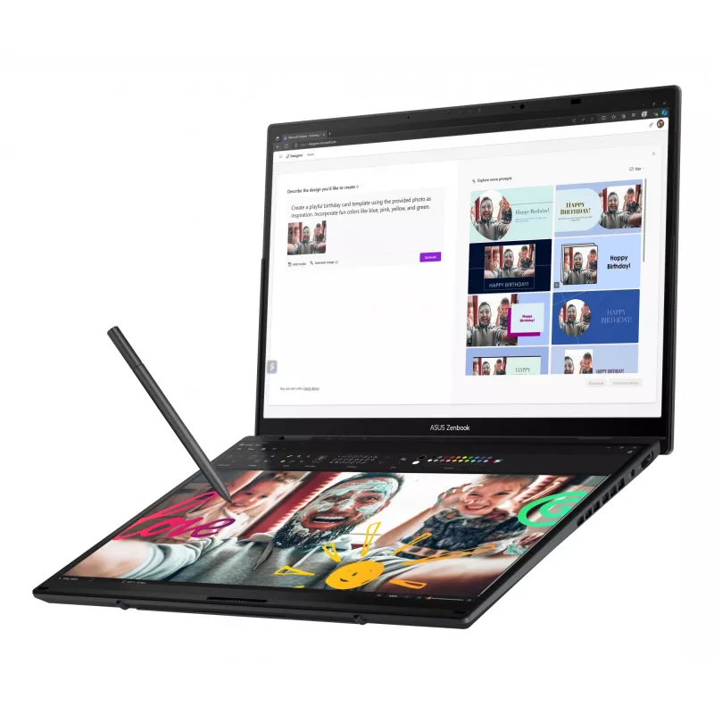 Híbrido 2 en 1 ASUS Zenbook Duo UX8406CA-PZ068X Intel Core Ultra 9 285H 32GB 2TB SSD 3K Táctil