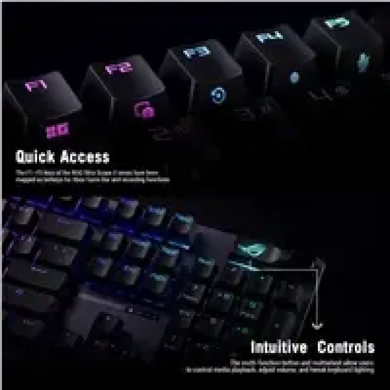 ASUS XA14 ROG STRIX SCOPE II X/NXSWV2/US/PBT Teclado Gaming USB Negro