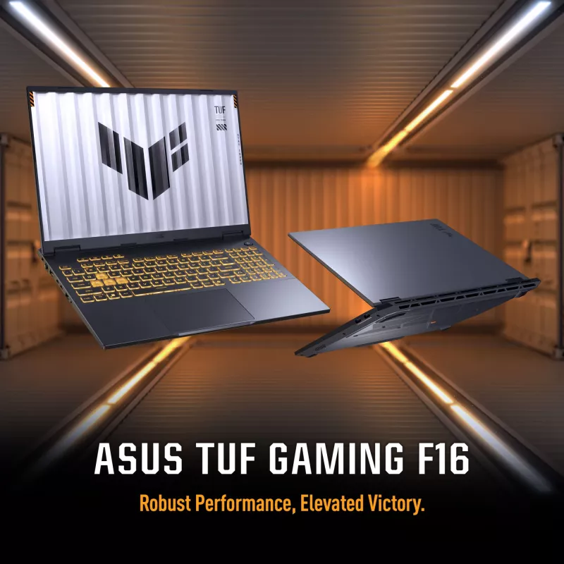 ASUS TUF Gaming F16 FX608JPR-QT014W Intel® Core™ i7 i7-14650HX Portátil 40,6 cm (16 inch) WQXGA 32 GB DDR5-SDRAM 1 TB SSD NVIDIA GeForce RTX 5070 Wi-Fi 6E (802.11ax) Windows 11 Home Neerlandés Negro, Gris