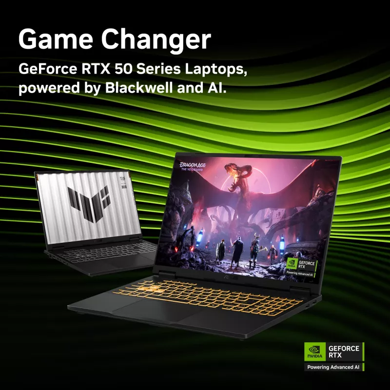 ASUS TUF Gaming F16 FX608JPR-QT014W Intel® Core™ i7 i7-14650HX Portátil 40,6 cm (16 inch) WQXGA 32 GB DDR5-SDRAM 1 TB SSD NVIDIA GeForce RTX 5070 Wi-Fi 6E (802.11ax) Windows 11 Home Neerlandés Negro, Gris
