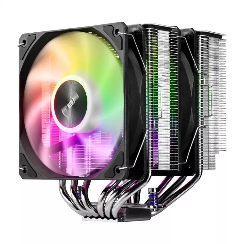 FSP MP7 Disipador de CPU Aire 125 mm Negro ARGB