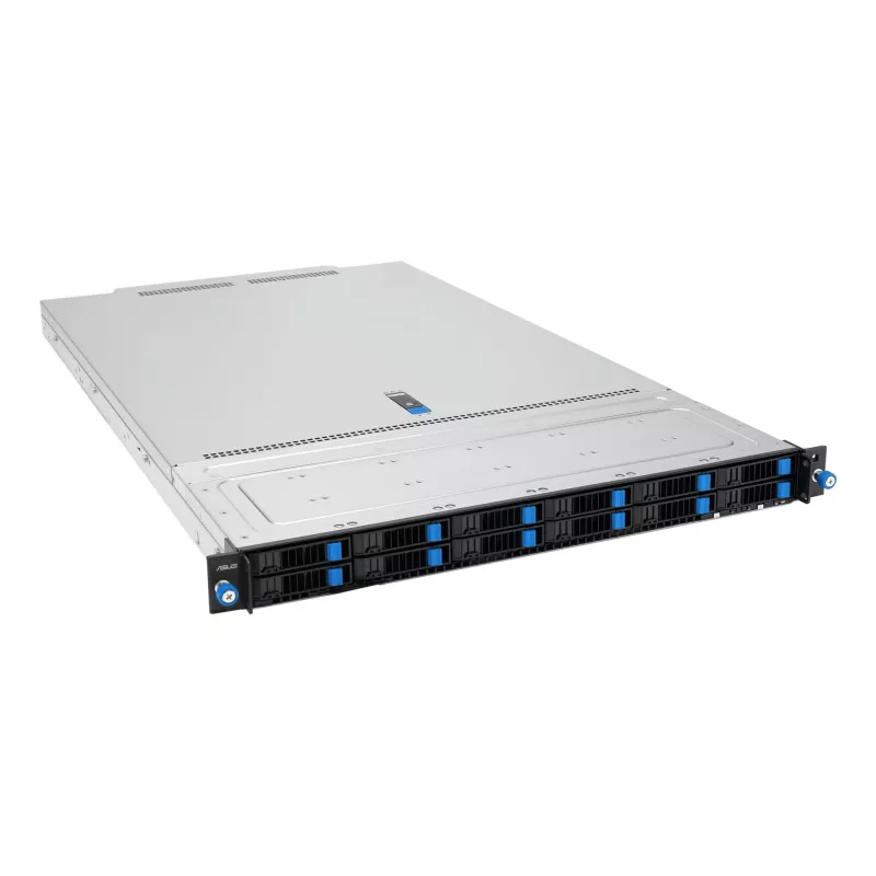 ASUS RS700-E12-RS12U Rack (1U) Negro, acero