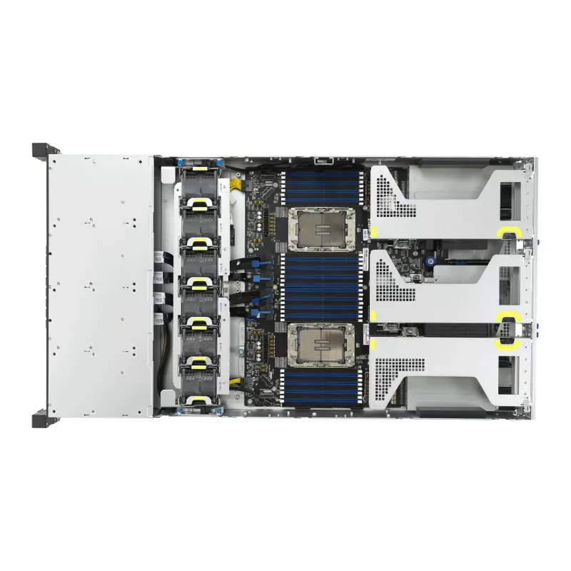 Servidor rack ASUS RS720-E12-RS8G 3,2 kW fuente de alimentación redundante, 8 bahías hot-swap