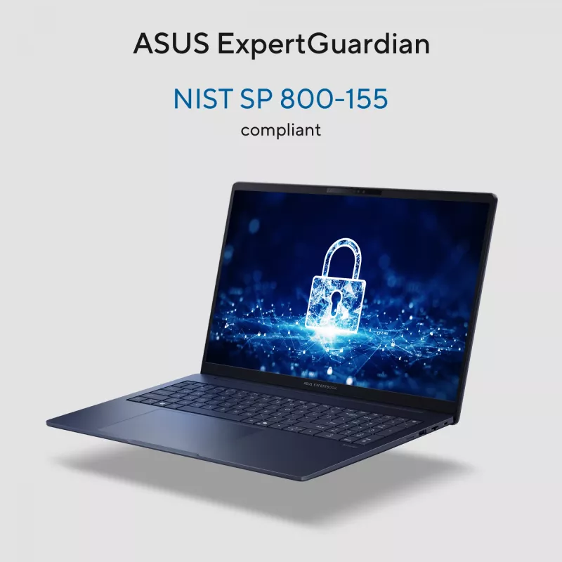 ASUS ExpertBook B3 B3605CCA-MB0370X Intel Core Ultra 5 225H Portátil 40,6 cm (16 inch) WUXGA 16 GB DDR5-SDRAM 512 GB SSD Wi-Fi 6E (802.11ax) Windows 11 Pro US International Negro, Gris