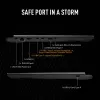 ASUS TUF Gaming A16 FA608UH-RV020W AMD Ryzen™ 7 260 Portátil 40,6 cm (16 inch) WUXGA 16 GB DDR5-SDRAM 512 GB SSD NVIDIA® GeForce RTX™ 5050 Wi-Fi 6E (802.11ax) Windows 11 Home Neerlandés Gris