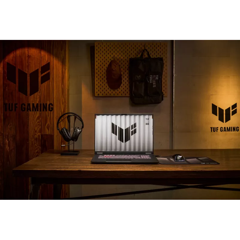 ASUS TUF Gaming A18 FA808UM-S8069W AMD Ryzen™ 7 260 Portátil 45,7 cm (18 inch) WUXGA 16 GB DDR5-SDRAM 512 GB SSD NVIDIA GeForce RTX 5060 Wi-Fi 6E (802.11ax) Windows 11 Home Neerlandés Gris
