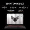 ASUS TUF Gaming A18 FA808UH-S8076W AMD Ryzen™ 7 260 Portátil 45,7 cm (18 inch) Full HD+ 16 GB DDR5-SDRAM 512 GB SSD NVIDIA® GeForce RTX™ 5050 Wi-Fi 6E (802.11ax) Windows 11 Home Neerlandés Gris