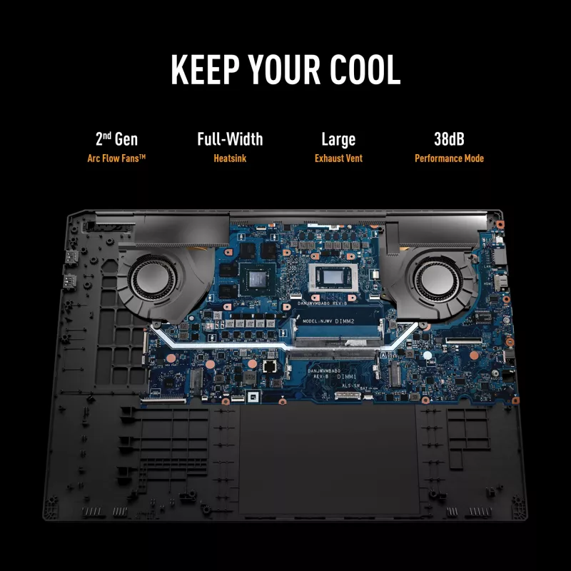 ASUS TUF Gaming A18 FA808UH-S8076W AMD Ryzen™ 7 260 Portátil 45,7 cm (18 inch) Full HD+ 16 GB DDR5-SDRAM 512 GB SSD NVIDIA® GeForce RTX™ 5050 Wi-Fi 6E (802.11ax) Windows 11 Home Neerlandés Gris