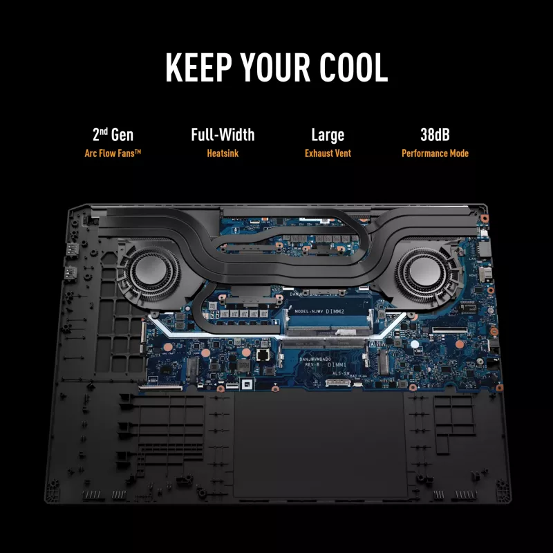 ASUS TUF Gaming A18 FA808UH-S8076W AMD Ryzen™ 7 260 Portátil 45,7 cm (18 inch) Full HD+ 16 GB DDR5-SDRAM 512 GB SSD NVIDIA® GeForce RTX™ 5050 Wi-Fi 6E (802.11ax) Windows 11 Home Neerlandés Gris