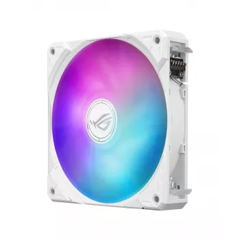 Refrigeración líquida todo en uno ASUS ROG Ryuo IV SLC 360 ARGB White Edition — Radiador de 360 mm, 3 ventiladores de 120 mm, pantalla AMOLED, compatibilidad con LGA 1700