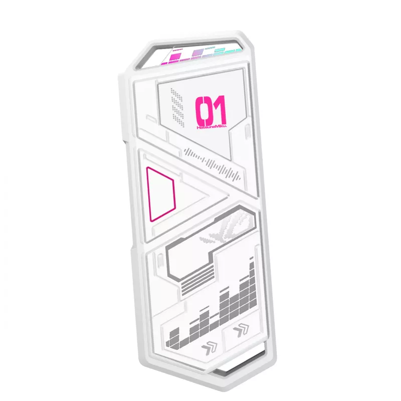 Carcasa SSD ASUS ROG Strix Arion Hatsune Miku Edition Blanco M.2 PCIe USB Type-C 10 Gbit/s