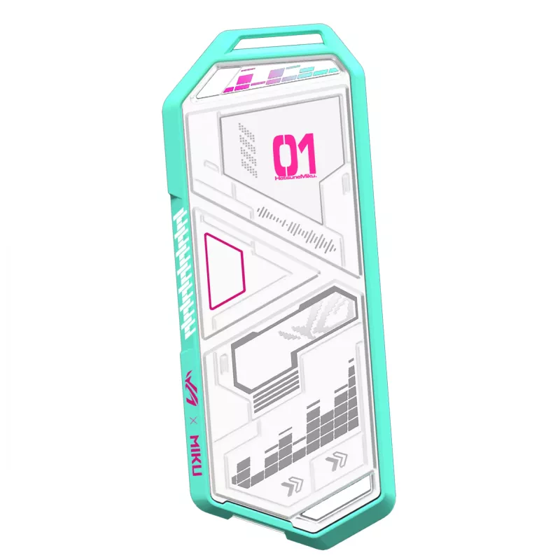 Carcasa SSD ASUS ROG Strix Arion Hatsune Miku Edition Blanco M.2 PCIe USB Type-C 10 Gbit/s