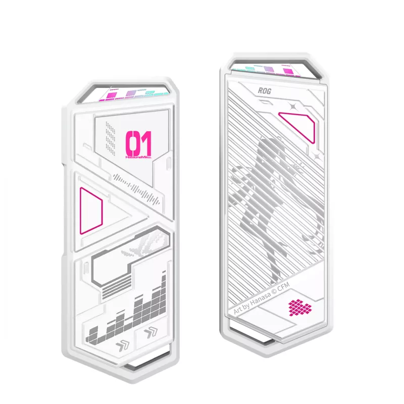 Carcasa SSD ASUS ROG Strix Arion Hatsune Miku Edition Blanco M.2 PCIe USB Type-C 10 Gbit/s