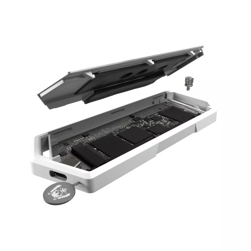 Carcasa SSD ASUS ROG Strix Arion Hatsune Miku Edition Blanco M.2 PCIe USB Type-C 10 Gbit/s