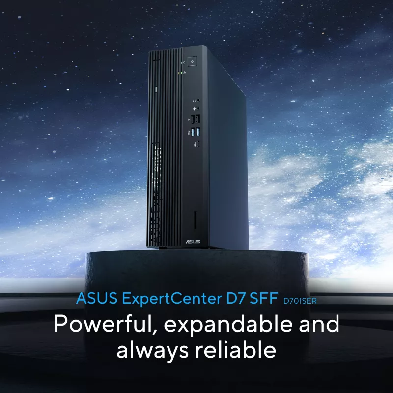 ASUS ExpertCenter D7 SFF D701SER-714700311X Intel® Core™ i7 i7-14700 16 GB DDR5-SDRAM 1 TB SSD Windows 11 Pro PC Negro