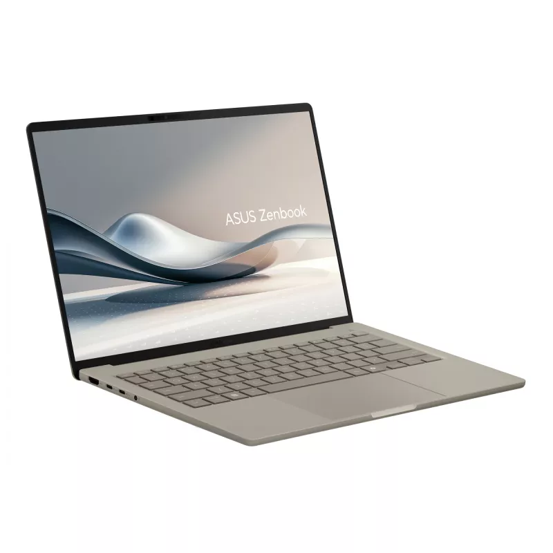 ASUS Zenbook A14 UX3407QA-QD289W Copilot+ PC Snapdragon X1-26-100 Portátil 35,6 cm (14 inch) WUXGA 16 GB LPDDR5x-SDRAM 512 GB SSD Wi-Fi 6E (802.11ax) Windows 11 Home Beige