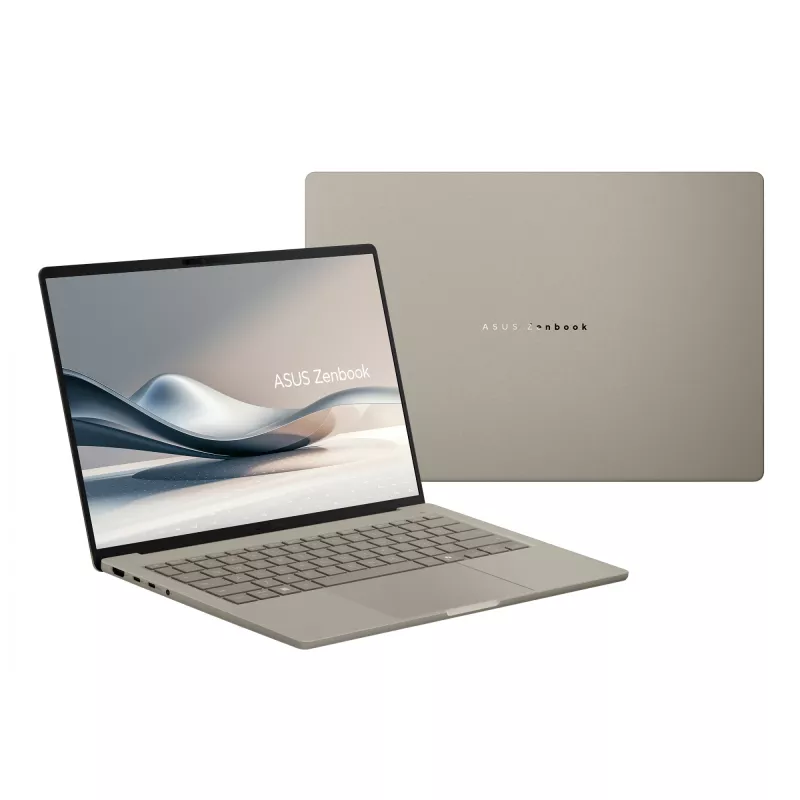 ASUS Zenbook A14 UX3407QA-QD289W Copilot+ PC Snapdragon X1-26-100 Portátil 35,6 cm (14 inch) WUXGA 16 GB LPDDR5x-SDRAM 512 GB SSD Wi-Fi 6E (802.11ax) Windows 11 Home Beige